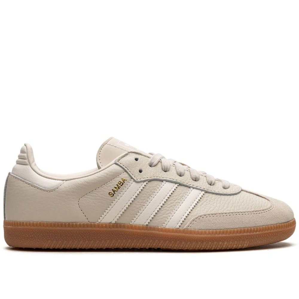ADIDAS SAMBA BEIGE WHITE SNEAKERS WOMENS size 8 US/40FR